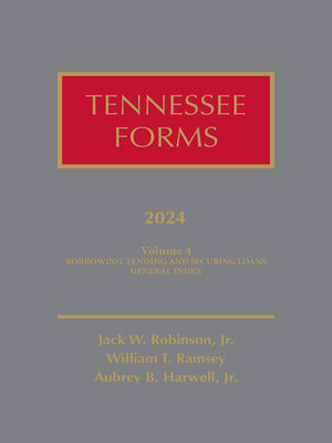 cover image of Tennessee Forms